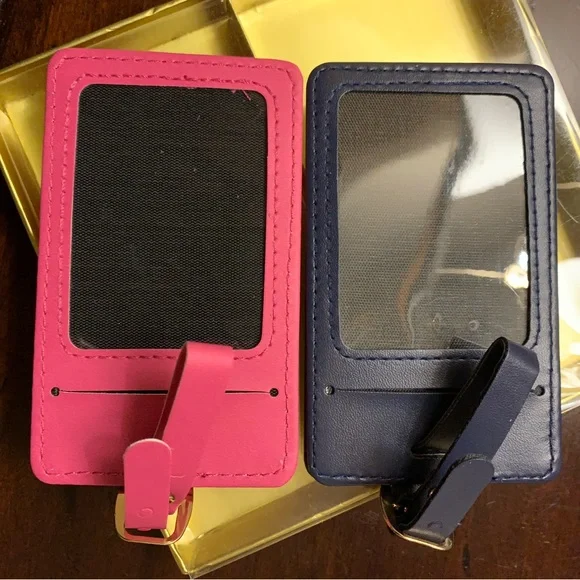 NWT GIFT BOXED LUGGAGE TAGS. FUN GIFT FOR THE FUN TRAVELER.🚌🛳️✈️ - Picture 4 of 5